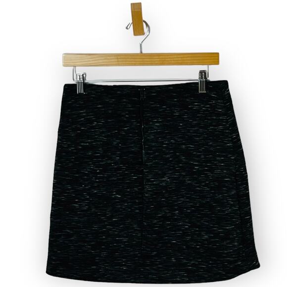 Sam Edelman Skirt Gray Ponte Knit Asymmetric Mini Modern Minimalist Women’s 4 - Picture 4 of 9
